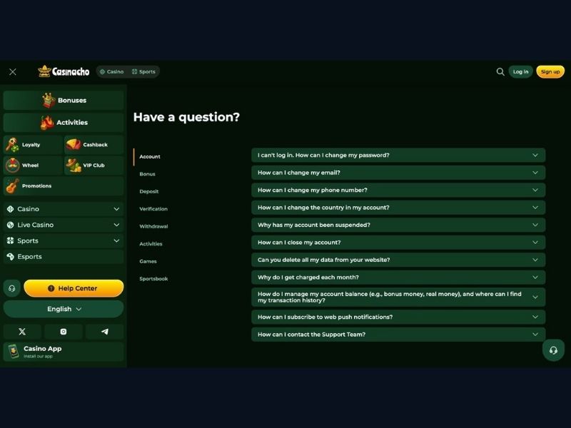 Turnieje Casinacho Nacho Casino mobilnie — Liga Spinola i Daily Bronze przez telefon